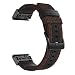 Produktbild Fcostume Woven Nylon Sweatproof Uhrenarmband-Handgelenk-Bügel Wechselarmband für Garmin Fenix   5X / 5X Plus/Fenix   3/3 HR (Kaffee)