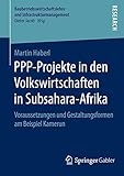 Image de Ppp-projekte in Den Volkswirtschaften in Subsahara-afrika: Voraussetzungen Und Gestaltungsformen Am Beispiel Kamerun