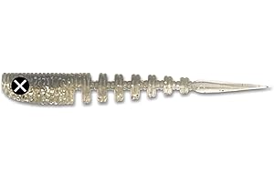 ‎MONKEY LURES Monkey Lures Shaky Lui - 7,5 cm & 10 cm Gummifisch - No Action Shad, Pintail, Zander Gummifisch, Gummiköder, Softbait, Kunstköder