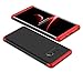 Price comparison product image Galaxy Note 8 Case,2ndSpring Ultra-thin 3in1 360 Degrees Full Body Plastic Hard Case Cover Skin Shockproof Shell with Tempered Glass Screen Protector for Samsung Galaxy Note 8 Protective Rubber Light Gel Tough Case Red Black