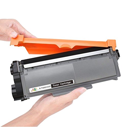 EBY Paquete de 2 cartuchos de t  ner compatibles para Brother TN2320 TN-2320 TN2310 TN-2310 de alto rendimiento  negro  Funciona con HL-L2320D HL-L2380DW HL-L2340DW MFC-L2700DW MFC-L2720DW MFC-L2740DW MFC-L2707DW 2 600 p  ginas