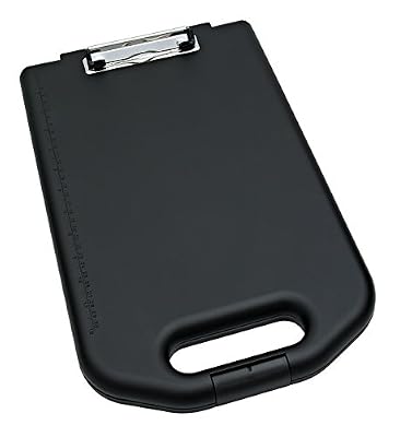 Wedo 0576001 Porte-bloc A4 avec compartiment de rangement Noir