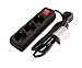 Produktbild Telefunken ES315XS-B 3-fach Steckdosenleiste mit Ein-/Ausschalter, 1,4m)