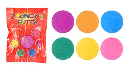 Partynelly@ 8x Springknete | Bouncing Putty | Spring Knete | Mitgebsel | Kindergeburtstag |