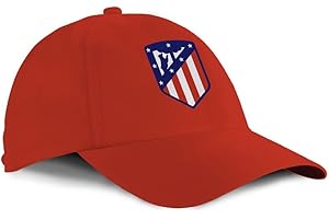 Dhestia Home - Gorra Atlético de Madrid para Niños de 4 A 10 Años - Color Rojo, Talla Talla Única