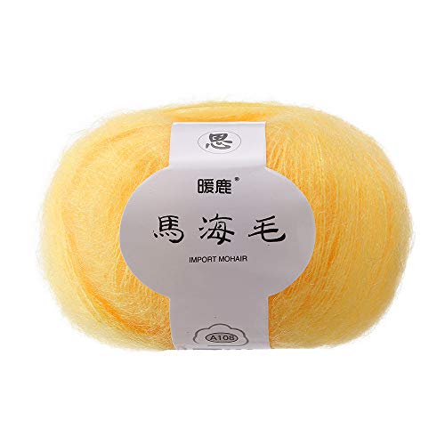 TianranRT Soft Mohair Cashmere Knitting Wool Yarn DIY Scarf Crochet Thread Accessories c