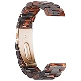Harz uhrarmband 20mm mit Edelstahl metallschnalle ersatz Harz Armband 20mm für Frauen männer