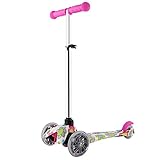 ALTURA AJUSTABLE: La altura del manillar es ajustable de 54cm a 69cm fácilmente a la altura del niño.