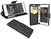 Produktbild Elegante Buch-Tasche Hülle für das SONY XPERIA XA1 in Schwarz Leder Optik Wallet Book-Style Cover Schale @ Energmix