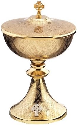 Ciborium, gilt height 23cm