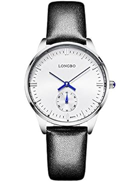 Frauen einfache Uhr zwei blaue Hände mit unabhängigen Quarz zweiten Wahl Casual Paar Uhruhr