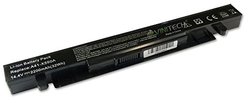 Vinitech Akku für Asus F550E, F550EA, F550L, F550LA, F550LB, F550LC, F550V, F550VB, F550VC, F552C, F552CL, F552E, F552EA, F552EP, F552V, F552VL, K450C, K450CA, K450CC, K450J, K450JF, K450L, K450LA, K450LB, K450LC, K450V 2200mAh