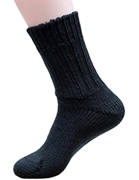 Dicke Socken, reine Wolle (kbT), Hirsch Natur, viele Farben