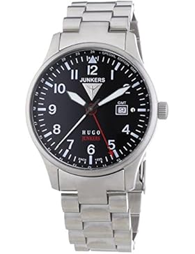 Junkers Herren-Armbanduhr XL Hugo Analog Quarz Edelstahl 6644M2