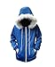 Produktbild Blau Hoodie Jacke Kapuzenpullover Cosplay Kostüm (Blau, L)