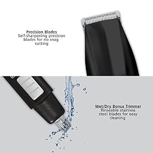 Wahl Cordless Beard Trimmer w/Ear/Nose/Brow Trimmer - Image 3