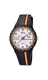 Lotus Marc Marquez 2014 Junior Edition Kinder Quarzuhr mit weißem Zifferblatt Analog-Anzeige und schwarz Gummiband 18106/4