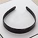 niceEshop(TM) Women Lady Non Slip Plastic Hair Hoop Wide Basic Headband with Teeth,Black