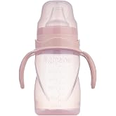 Mamajoo Kulplu Akıtmaz Eğitici Bardak Powder Pink 270 ml & Anti-Kolik Bardak Ucu