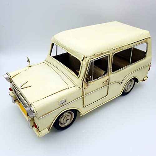 DynaSun Art - Modelo de Coche de época Vintage, de Metal, de colección de Estilo Retro Antiguo, Escala 1:20, 25 cm