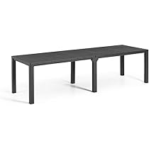 Tavolo Da Giardino Keter Julie - Per 6 Persone, 147x90x74.5cm, Bianco, Materiale Resistente, Montaggio Facile