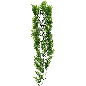 Zoo Med BU-33 Malaysian Fern Kunststoffpflanze, large, Versteck- und Klettermöglichkeit im Terrarium