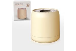 ASHATA Baby Milk Bottle Shaker, Automatic Baby Bottle Maker, USB Charging Portable Low Noise Hands Free Milk Blender Mixer for Infant