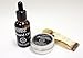 Beard Balm Set With Beard Conditoner Oil & Wax & Real Horn Beard & Mustache Folding Comb and Drawstring Bag - Conditioning Natural Organic - Shea Butter, Hemp Seed Softening Conditioner for Men Handcrafted in London In Gift Box