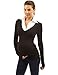 PattyBoutik Mama 2 in 1 Style Collar Long Sleeve Maternity Top (Black 12)