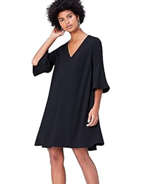 FIND Damen Midikleid mit Trompetenärmel
