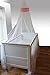 Mosquito Nets 4 U Pink Velvet Baby Canopy / Mosquito Net for Cot