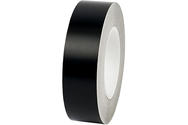 Prolac Bandes décoratives (10 m) pour voiture, moto, bateau ou bricolage - Bandes décoratives autocollantes - Noir mat, 20 mm