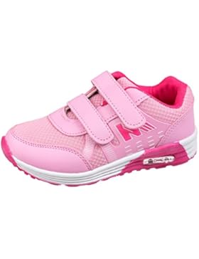 GIBRA® Kinder Sportschuhe, mit Klettverschluss, rosa/pink, Gr. 25-30