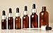 20 ml Wholesale Boston Round Amber Glass Bottles Refillable Essential Oils Drop Bottles Empty Pipette Eye Dropper Serum Bottles Lot Of 50