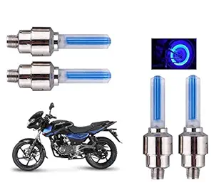 Wangsales Tyre Led Light Valve Cap Flashing With Motion Sensor Blue Set Of 4 Pcs All Parts Accessories Modified for Bajaj Pulsar 150 CC