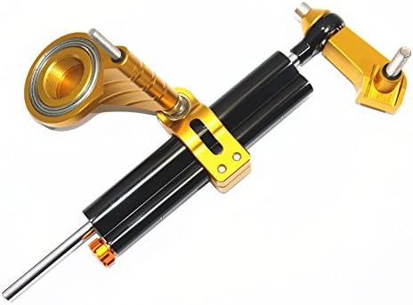 Motorcycle Steering Damper Stabilizer with Bracket YAMAHA R6 2006 2007 2008 2009 2010 2011 2012 2013 2014 2015 2016 BK/GD