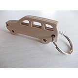 Schlüsselanhänger Motiv SUV / Kombi / Auto aus Holz