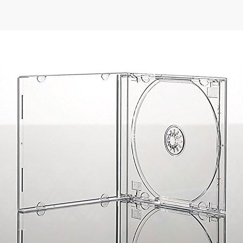 20 X Single CD Jewel Case with Clear Tray - 10.4mm Spine