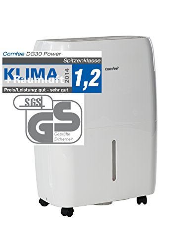 Comfee Luftentfeuchter / Bautrockner / Luftreiniger DG-30 Power 3in1 / 3 Jahre Garantie, 30 Liter, Raumgröße ca 72m²/180m³ - 7