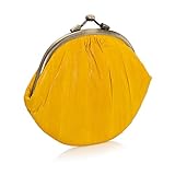  Becksöndergaard Leder Damen Geldbörse Granny Aalleder in gelb yellow Geldbeutel mit Münzfach + Platz für Perso Karten Führerschein - 100001-400