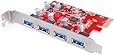 [Support UASP for Mac Pro] Inateck 4 Ports PCI-E to USB 3.0 Expansion Card for Mac Pro (Early 2008 to 2012 Late Version) - Interface USB 3.0 4-Port Express Card Desktop for Windows XP/7/8/ Mac OS 10.8.2 to 10.9.5 - No Additional Power Connection Needed