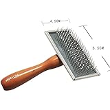 Jo Young Zupfbürste für Hunde und Katzen mit weichem Edelstahl Pins; 3Arten von (Größe Optional