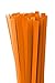 Produktbild 1000x JUMBO Trinkhalme - 8x250mm in verschiedenen Farben, Farbe:Orange