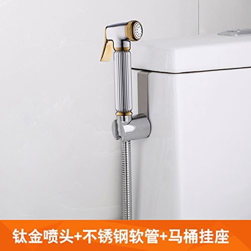 GFEI All brass, three way angle valve, toilet spray gun / booster nozzle set / washer faucet,Spray gun hose toilet seat