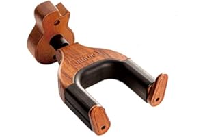 Support mural pour guitare Neboic, Support mural pour guitare à verrouillage automatique, Support de guitare à base de bois dur, Crochet de guitare, Acoustique, Classique, Électrique