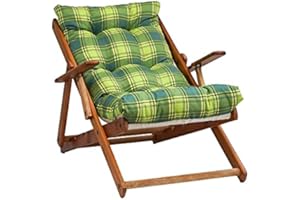 TECNOCUCI Cuscino Imbottito per Poltrona Sdraio Relax (115x55) - 100% Made in Italy - Ricambio Ideale per Interni ed Esterni (Giardini, Cortili, terrazzi) - Disponibili Diversi Colori