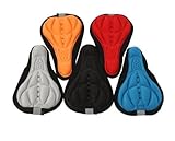 1pcs Blue Bike Cycle Bicycle Extra Comfort Gel Pad Cushion Cover for Saddle Seat