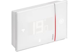 BTICINO SXW8002W Termostato Wifi Smarther2 with Netatmo, Termostato Caldaia da Parete, Controllo anche da Remoto con App, Alexa, Google Assistant, Apple HomeKit, Programmabile, Risparmio Energetico