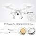 Produktbild bescita 1 Paar Propellerblatt Ersatzteile CW/CCW Propeller für Xiaomi Mi 4 Karat Version RC Quadco