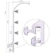 SHILOH Baby Crib Mobile with Musical Box & Holder, Pink Airship